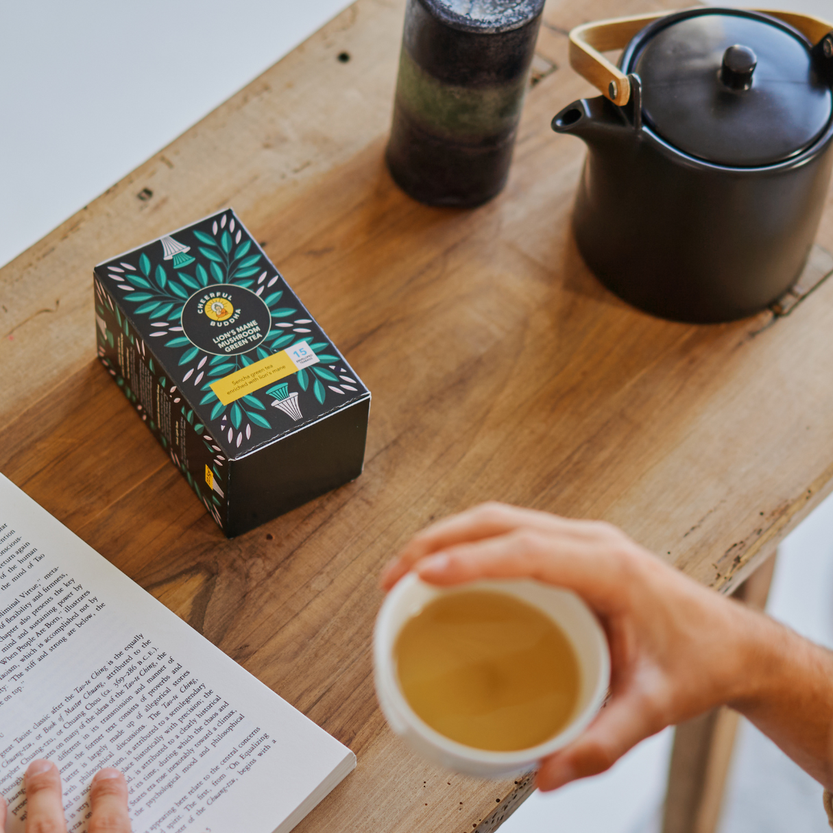 Lion's Mane Mushroom Green Tea