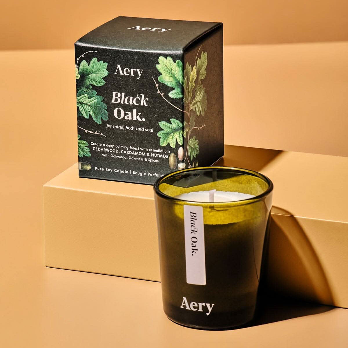 Black Oak Mini Candle