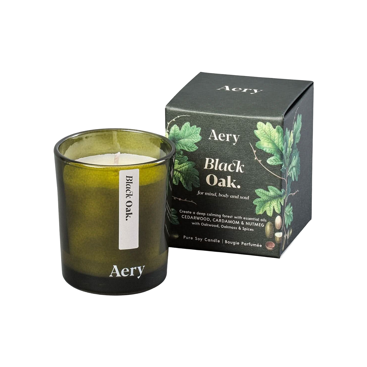 Black Oak Mini Candle