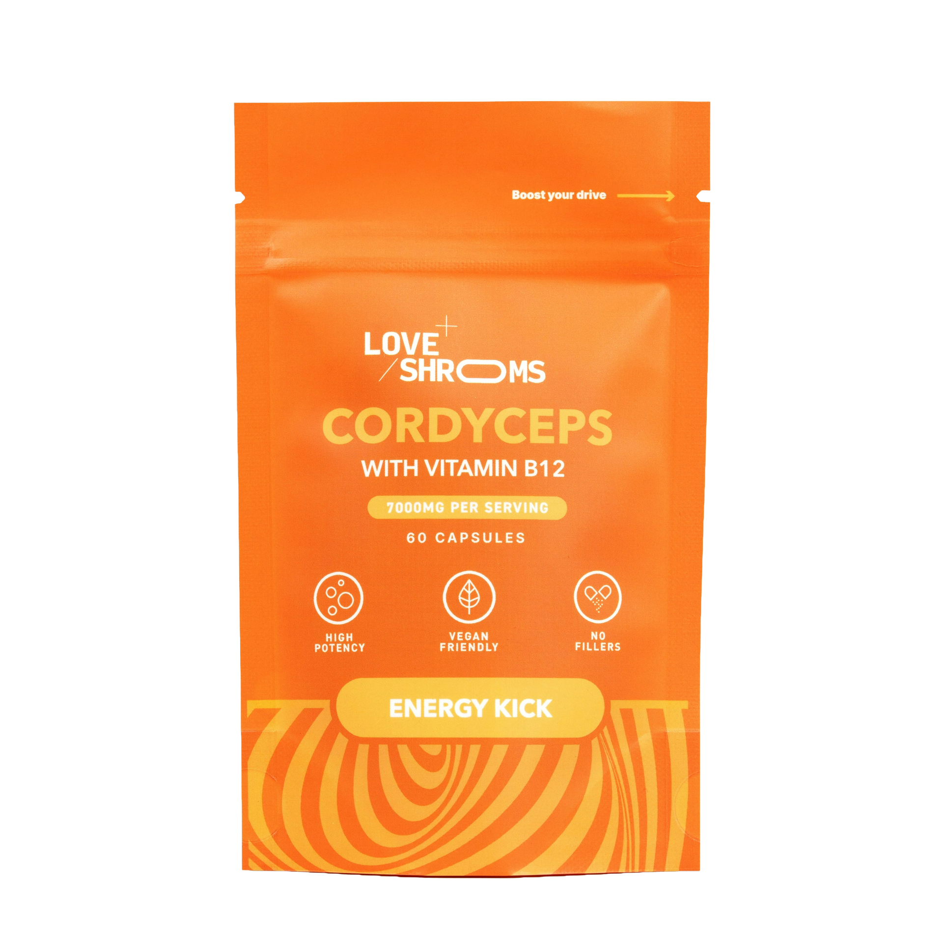 Cordyceps + B12 Capsules