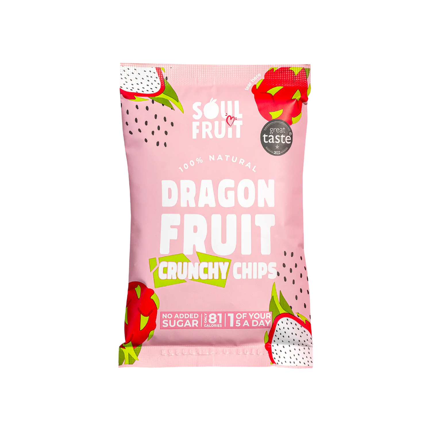 Freeze Dried Dragon Fruit Crisps