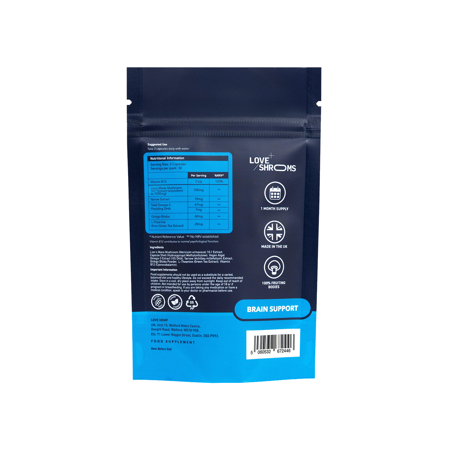 Lion’s Mane Brain Support Capsules
