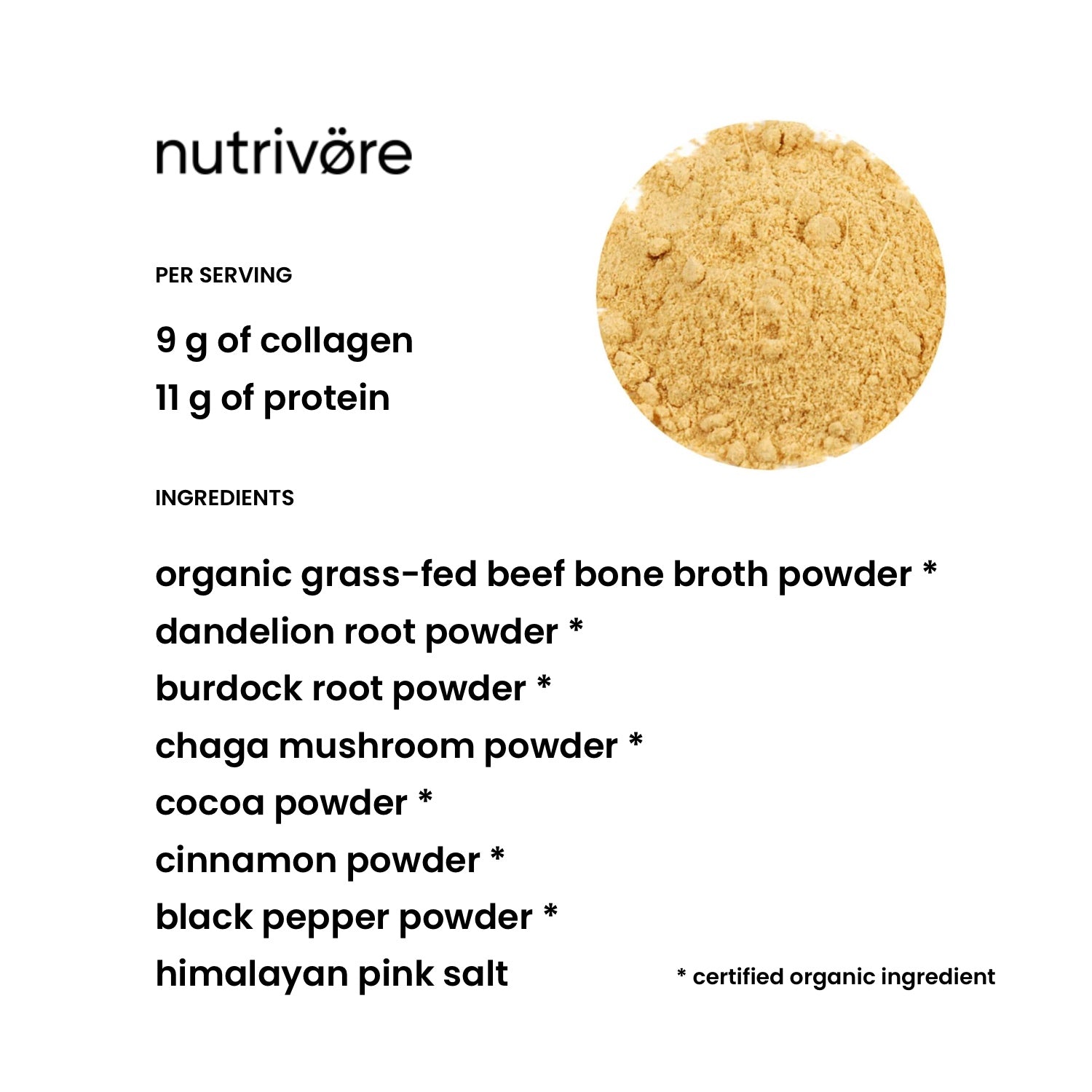Organic Beef Bone Broth + Adaptogens