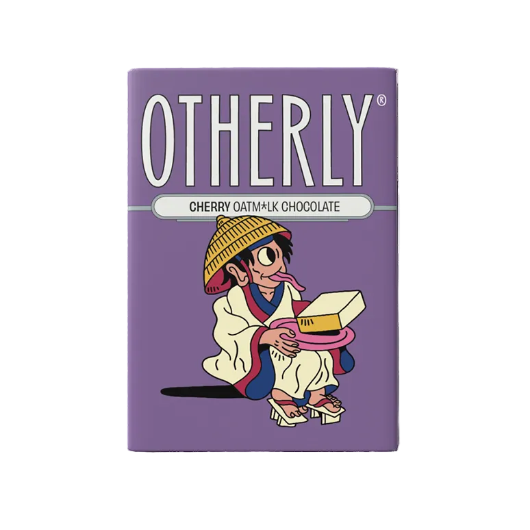 Cherry Oat Milk Chocolate Bar