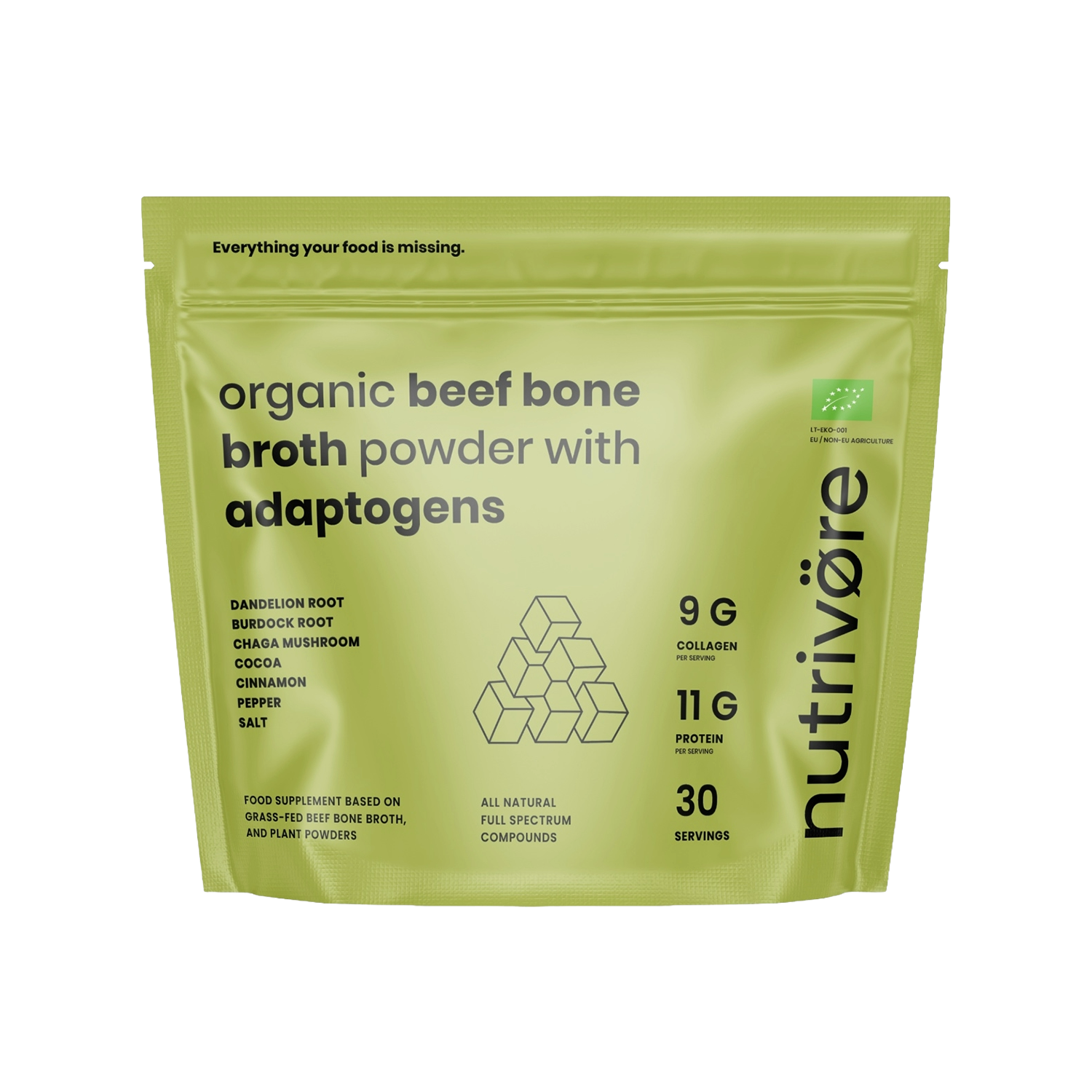 Organic Beef Bone Broth + Adaptogens