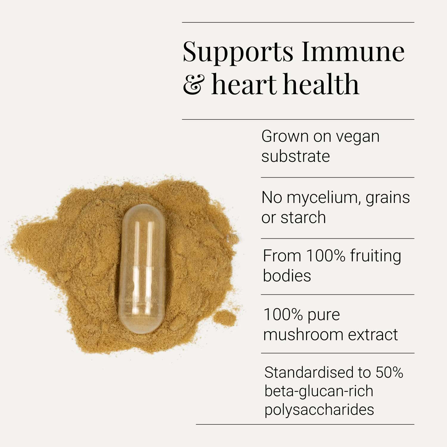 Organic Reishi Extract Capsules