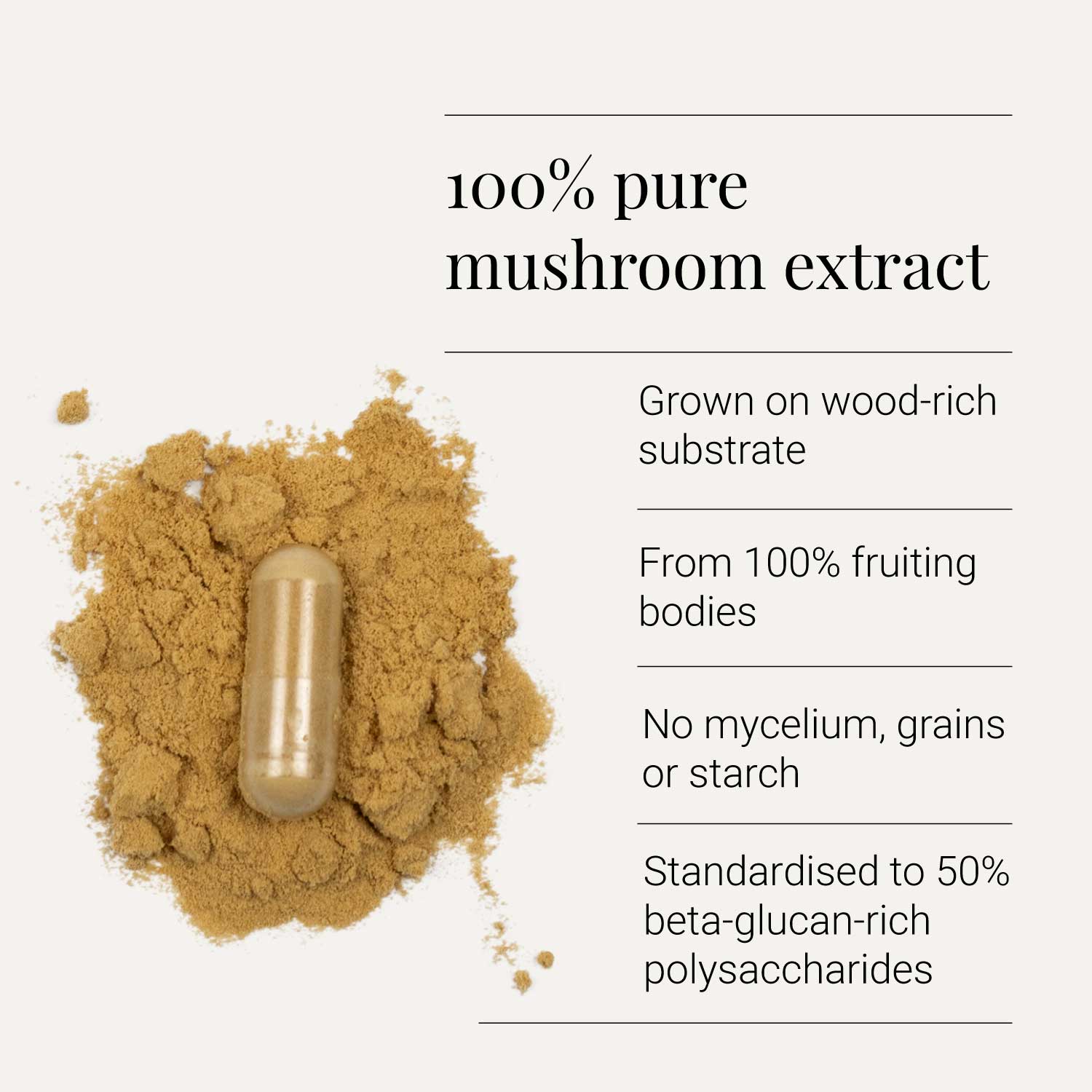 Organic Shiitake Extract Capsules
