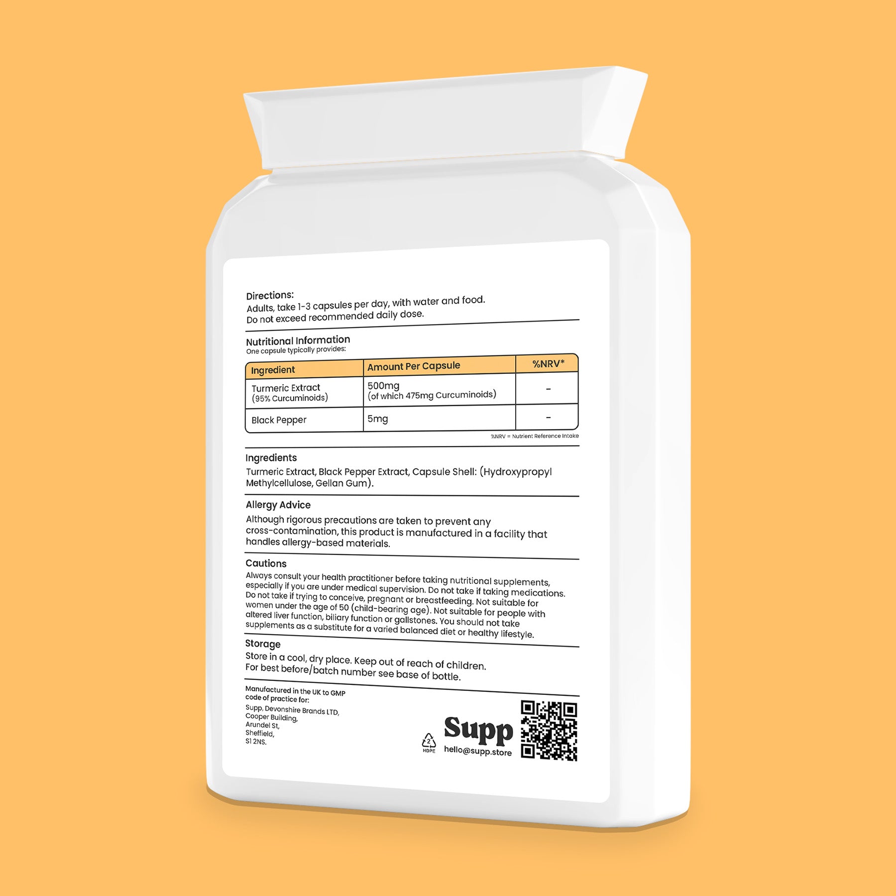 Turmeric Extract with Black Pepper