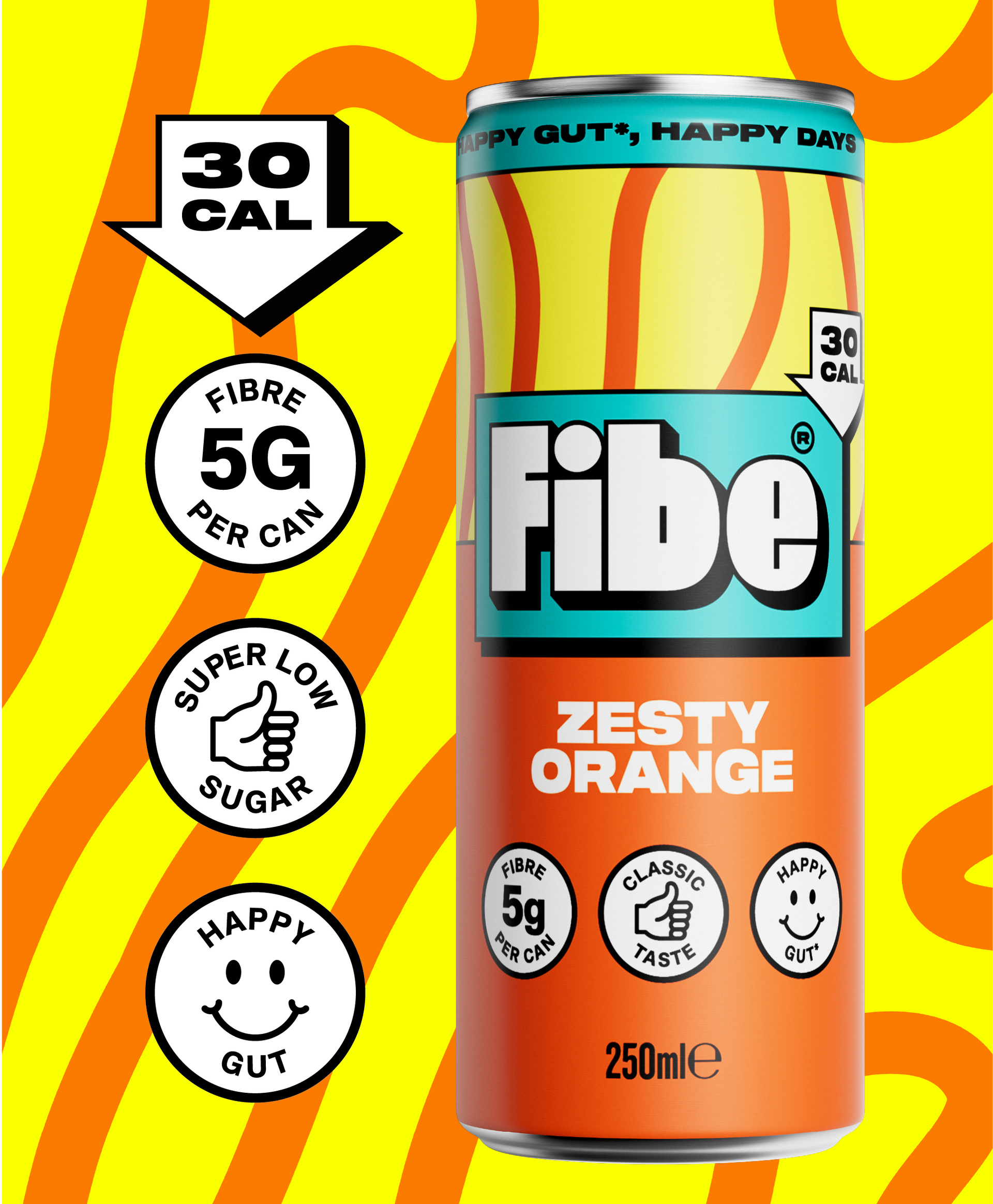 Zesty Orange Prebiotic Soda