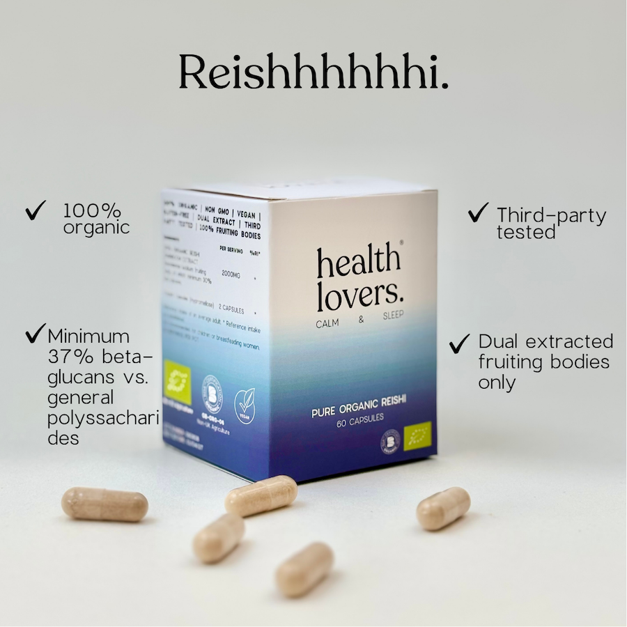 Organic Reishi Mushroom Extract Capsules