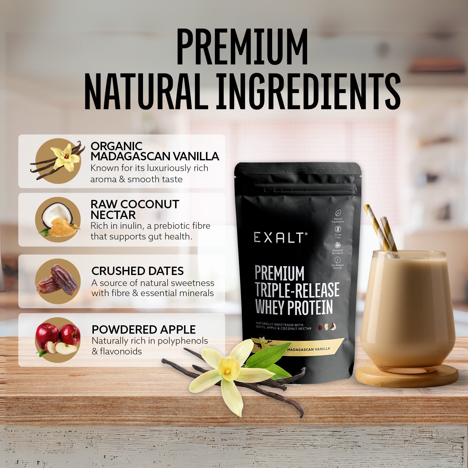 Organic Cacao Whey Protein Powder